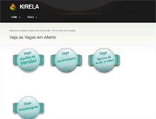 Tablet Screenshot of kirela.com.br